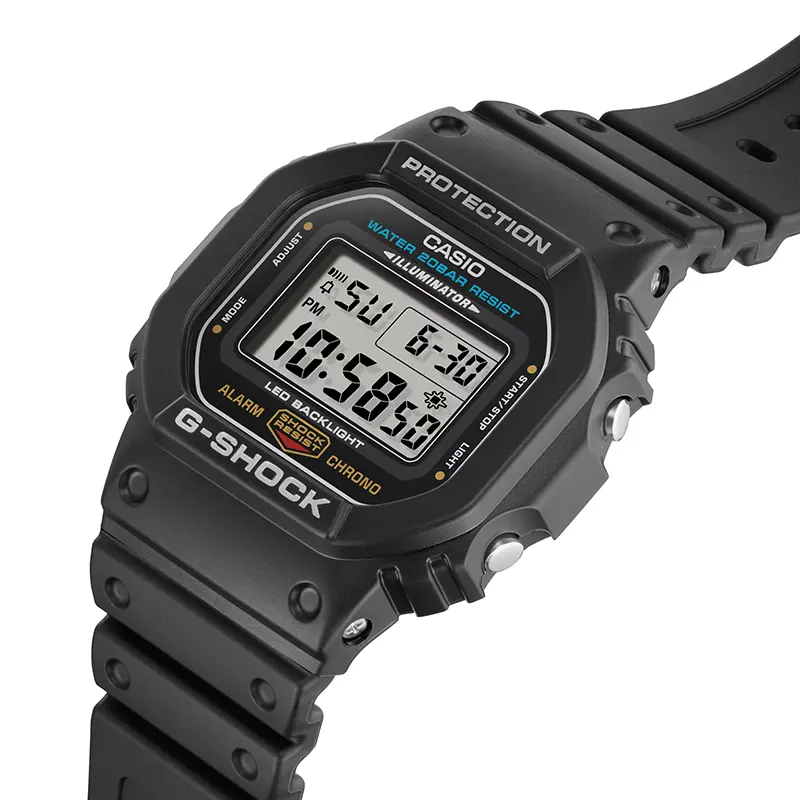 Casio G-Shock Digital Grey Dial Resin Men's Watch- DW-5600UE-1